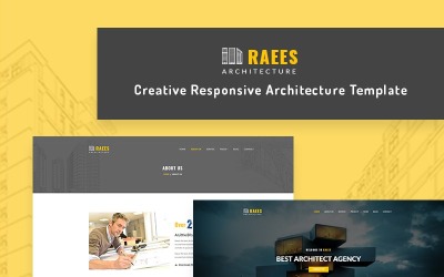 Raees - Modello di sito web per architettura / architetto reattivo