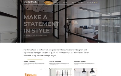 Responsywny szablon Joomla Distinctive Interiors - Interior Design & Construction Agency #68826