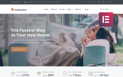 Tillägg - Mortgage Company WordPress Elementor Theme