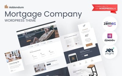 Tillägg - Mortgage Company WordPress-tema