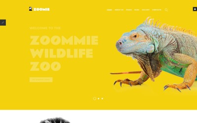 Zoomie - Template Joomla do Wildlife Zoo