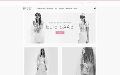 Brides - Modèle OpenCart de magasin de mariage