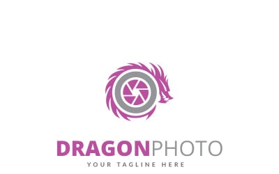 Dragon Photo Logo Template