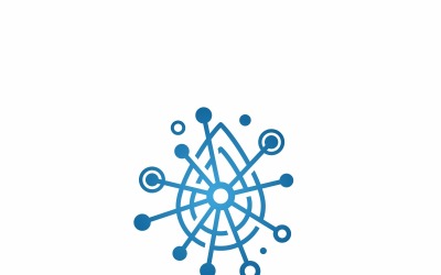 Droptex Drop Tech Logo Template