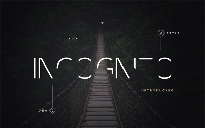 Incognito Font Pack Betűtípus 68968
