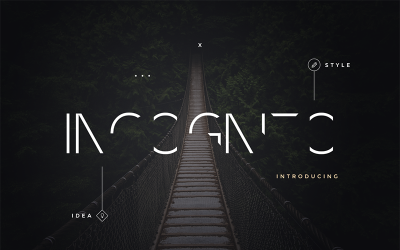 Incognito Pack Schriftart