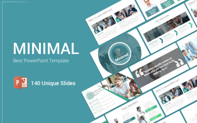 Minimal Creative PowerPoint template