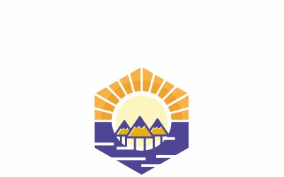 Mountains Create Logo Template