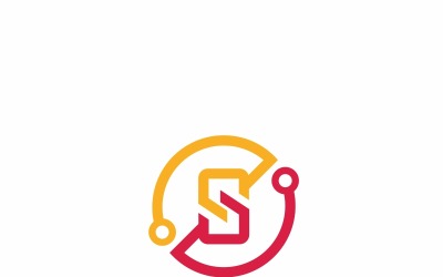 Supreme Cripto S Letter Logo Template
