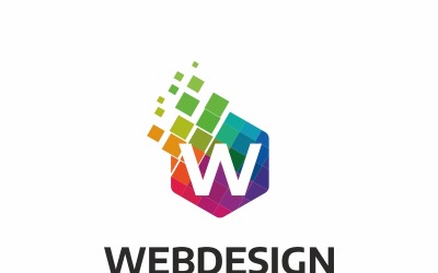 Web Design W Letter Logo Template