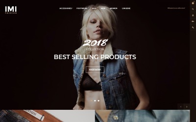 IMI - Modelo OpenCart de Loja de Moda