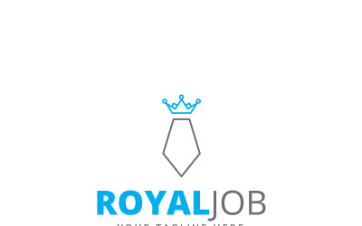 Královská práce Logo šablona