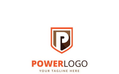 Power  P Letter Logo Template
