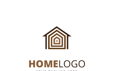 Шаблон логотипа дома