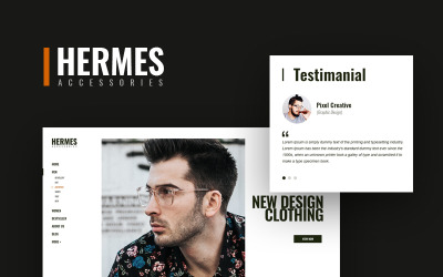 Hermes Accessories - Ecommerce PSD Template