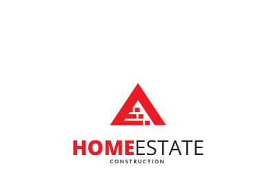 Home Estate - Modèle de logo