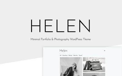 Motyw WordPress Helen - Minimal Portfolio & Photography #69176