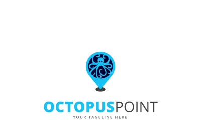 Plantilla de logotipo de Octopus Point