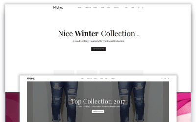 Plantilla Web "Hidro - Minimal eCommerce" #69199