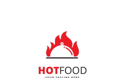 Sıcak Yemek Logo Şablonu