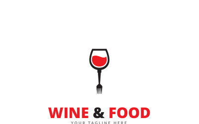 Wine &amp; Food Logo Template
