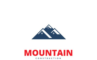 Dağ Evi Logo Şablonu