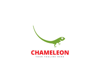 Kreatív kaméleon logó sablon