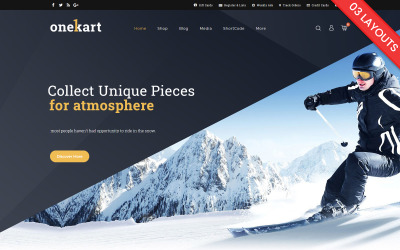 OneKart - Sports Multipurpose WooCommerce Theme