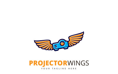 Projector Wings Logo Template