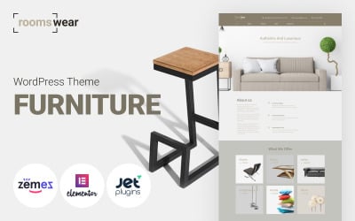 Roomswear - Furniture WordPress Motyw Elementor
