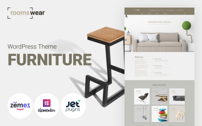 Roomswear - Möbel WordPress Elementor Theme