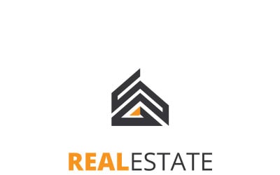 Шаблон логотипа бизнес недвижимости