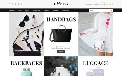 Ach! Tašky - Šablona OpenCart pro online obchod s ozdobnými taškami