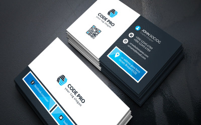 Cafe Link Business Card - Corporate Identity Template