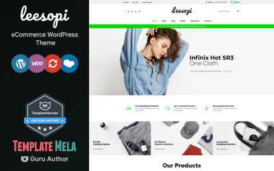 Leesopi - modny uniwersalny motyw WooCommerce