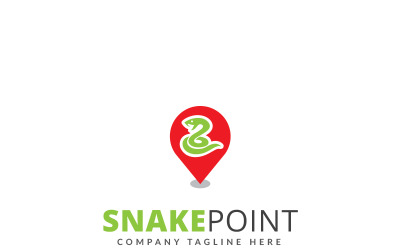 Modèle de logo Snake Point