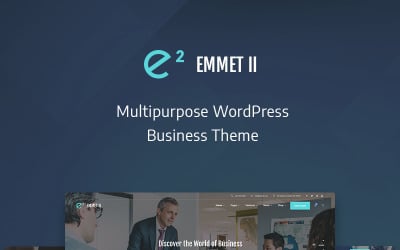 Багатоцільова WordPress тема Elementor Business - Emmet Next