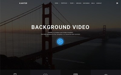Kanter - Vállalati, portfólió és ügynökségi WordPress téma