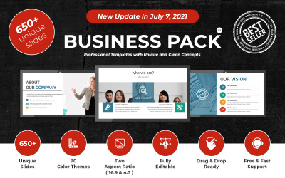 Modello di presentazione PowerPoint Business Pack