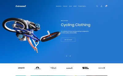 "ExtremeZ - Extreme Sports" - адаптивний Magento шаблон №69584