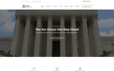 Law & Justice - Lawyer Multipage HTML5 №69596