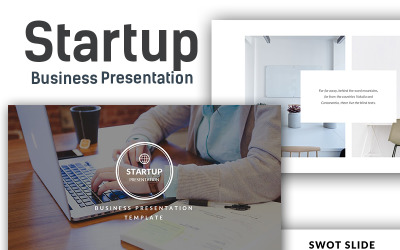 Plantilla de PowerPoint - presentación de negocios de inicio
