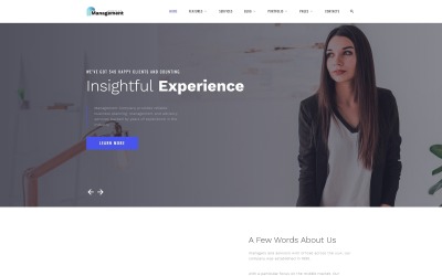 Responsive Management Company - Elegant Business Consulting Company Web Sitesi #69523