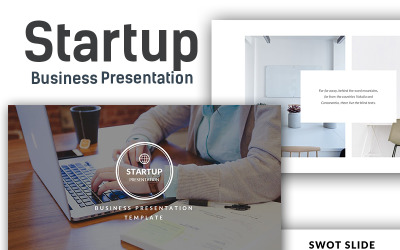 Start PowerPoint-mall för företagspresentation