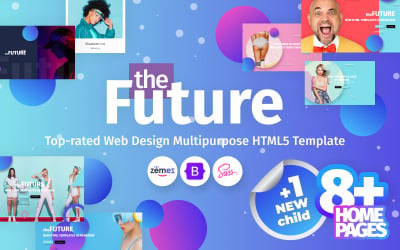 theFuture - Web Tasarım Ajansı Çok Amaçlı Web Sitesi Şablonu