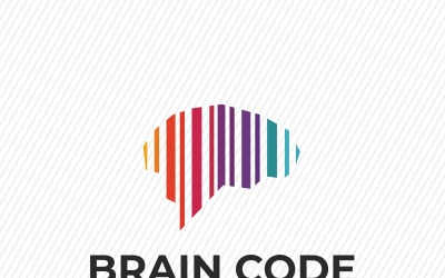Brain Code Logo Template