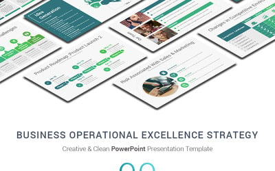 Business Operational Excellence Strategie PowerPoint-sjabloon