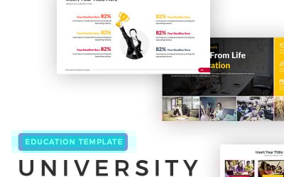 Université - Éducation Modèle PowerPoint