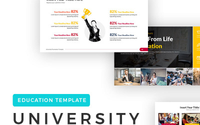 Университет - Образовательный шаблон PowerPoint