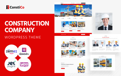 Constico - Tema do elemento WordPress de construção